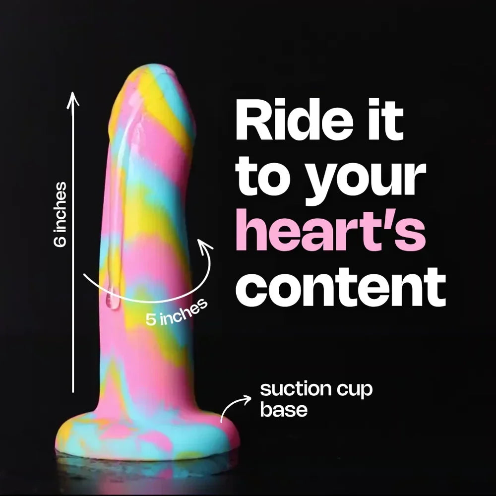 Luvora™ Dilbar dildo WITH VIBRATOR  9 IN.