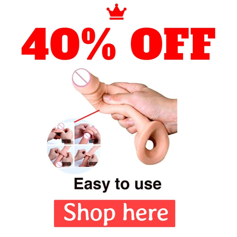 Real Feel Performance Extension Condom Sleeve  8 IN