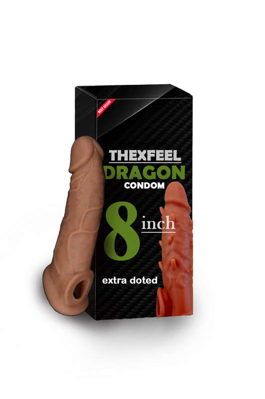 Real Feel Performance Extension Condom Sleeve  8 IN